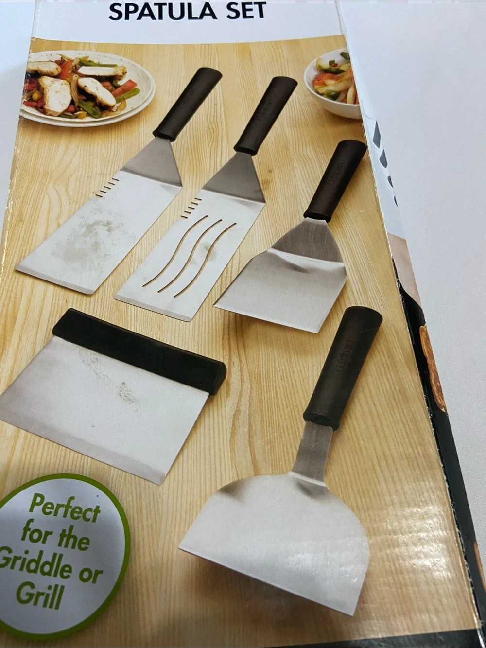 Cuisinart New in Box 5 Piece Griddle Spatula Set
